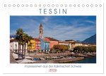Tessin, Impressionen aus der Italienischen Schweiz (Tischkalender 2026 DIN A5 quer), CALVENDO Monatskalender