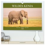 Wildes Kenia (hochwertiger Premium Wandkalender 2026 DIN A2 quer), Kunstdruck in Hochglanz