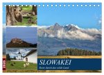 Slowakei - Reise durch das wilde Land (Tischkalender 2026 DIN A5 quer), CALVENDO Monatskalender