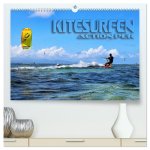Kitesurfen - Action pur (hochwertiger Premium Wandkalender 2026 DIN A2 quer), Kunstdruck in Hochglanz