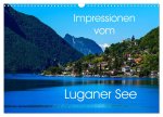 Impressionen vom Luganer See (Wandkalender 2026 DIN A3 quer), CALVENDO Monatskalender