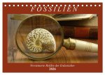 Fossilien - Versteinerte Relikte der Erdzeitalter (Tischkalender 2026 DIN A5 quer), CALVENDO Monatskalender