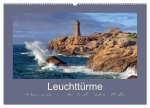 Leuchttürme - Wegweiser an der bretonischen Küste (Wandkalender 2026 DIN A2 quer), CALVENDO Monatskalender