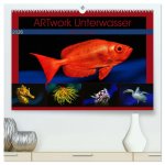 Artwork Unterwasser - Erlebnis Tauchen (hochwertiger Premium Wandkalender 2026 DIN A2 quer), Kunstdruck in Hochglanz