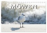 Möwen am Meer (Tischkalender 2026 DIN A5 quer), CALVENDO Monatskalender