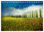 Toskana - spür den Sommer (Tischkalender 2026 DIN A5 quer), CALVENDO Monatskalender