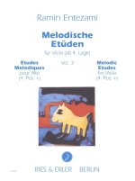 RAMIN ENTEZAMI : MELODISCHE ETUDEN FUR VIOLA VOL. 3 - EUDES MELODIQUES POUR ALTO - 3