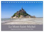 Le Mont-Saint-Michel - Sagenumwobener Klosterberg im Watt (Tischkalender 2026 DIN A5 quer), CALVENDO Monatskalender