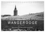 Wangerooge Noir (Tischkalender 2026 DIN A5 quer), CALVENDO Monatskalender