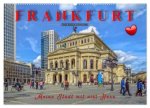 Frankfurt - meine Stadt mit viel Herz (Wandkalender 2026 DIN A2 quer), CALVENDO Monatskalender