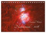 Nachthimmel (Tischkalender 2026 DIN A5 quer), CALVENDO Monatskalender