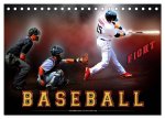 Baseball - Fight (Tischkalender 2026 DIN A5 quer), CALVENDO Monatskalender