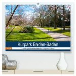 Kurpark Baden-Baden (hochwertiger Premium Wandkalender 2026 DIN A2 quer), Kunstdruck in Hochglanz