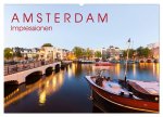 AMSTERDAM Impressionen (Wandkalender 2026 DIN A2 quer), CALVENDO Monatskalender