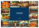 Paris Bistros (Wandkalender 2026 DIN A3 quer), CALVENDO Monatskalender