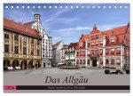 Das Allgäu - Seine malerischen Altstädte (Tischkalender 2026 DIN A5 quer), CALVENDO Monatskalender