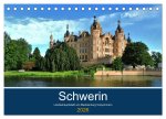 Schwerin - Landeshauptstadt von Mecklenburg-Vorpommern (Tischkalender 2026 DIN A5 quer), CALVENDO Monatskalender
