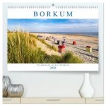 BORKUM Trauminsel in der Nordsee (hochwertiger Premium Wandkalender 2026 DIN A2 quer), Kunstdruck in Hochglanz
