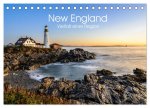 New England - Vielfalt einer Region (Tischkalender 2026 DIN A5 quer), CALVENDO Monatskalender