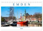 EMDEN, Seehafenstadt in Ostfriesland (Tischkalender 2026 DIN A5 quer), CALVENDO Monatskalender