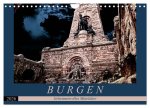 Burgen - Geheimnisvolles Mittelalter (Wandkalender 2026 DIN A4 quer), CALVENDO Monatskalender