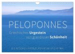 Peloponnes, Griechisches Urgestein von grandioser Schönheit. Die Regionen Argolis, Korinthia und Attika (Wandkalender 2026 DIN A4 quer), CALVENDO Mona