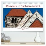 Romanik in Sachsen-Anhalt (hochwertiger Premium Wandkalender 2026 DIN A2 quer), Kunstdruck in Hochglanz