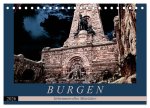 Burgen - Geheimnisvolles Mittelalter (Tischkalender 2026 DIN A5 quer), CALVENDO Monatskalender