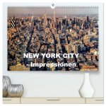New York City - Impressionen (hochwertiger Premium Wandkalender 2026 DIN A2 quer), Kunstdruck in Hochglanz