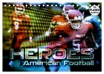 HEROES - American Football (Tischkalender 2026 DIN A5 quer), CALVENDO Monatskalender