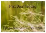 Max Dauthendey - Mit der Natur durchs Jahr (Wandkalender 2026 DIN A4 quer), CALVENDO Monatskalender