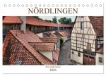 Nördlingen - Eine runde Sache (Tischkalender 2026 DIN A5 quer), CALVENDO Monatskalender