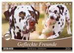 Gefleckte Freunde - Hunderasse Dalmatiner (Tischkalender 2026 DIN A5 quer), CALVENDO Monatskalender