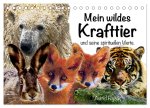 Mein wildes Krafttier und seine spirituellen Werte. (Tischkalender 2026 DIN A5 quer), CALVENDO Monatskalender