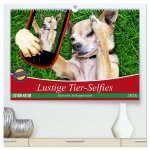 Lustige Tier-Selfies. Tierische Selbstportraits (hochwertiger Premium Wandkalender 2026 DIN A2 quer), Kunstdruck in Hochglanz