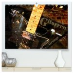 Gitarren - Grunge Style (hochwertiger Premium Wandkalender 2026 DIN A2 quer), Kunstdruck in Hochglanz