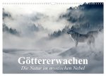 Göttererwachen. Die Natur im mystischen Nebel (Wandkalender 2026 DIN A3 quer), CALVENDO Monatskalender