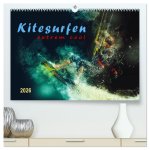 Kitesurfen extrem cool (hochwertiger Premium Wandkalender 2026 DIN A2 quer), Kunstdruck in Hochglanz