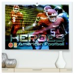 HEROES - American Football (hochwertiger Premium Wandkalender 2026 DIN A2 quer), Kunstdruck in Hochglanz