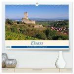 Elsass - Zwischen Rhein und Vogesen (hochwertiger Premium Wandkalender 2026 DIN A2 quer), Kunstdruck in Hochglanz