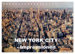 New York City - Impressionen (Tischkalender 2026 DIN A5 quer), CALVENDO Monatskalender
