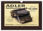 Schreibmaschinen um 1900 (Wandkalender 2026 DIN A4 quer), CALVENDO Monatskalender