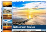 Wattenmeer Nordsee - Lichtstimmungen zwischen Land und Meer (Wandkalender 2026 DIN A3 quer), CALVENDO Monatskalender