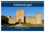 Katharerburgen - Entdeckungen im Pays Cathare (Tischkalender 2026 DIN A5 quer), CALVENDO Monatskalender