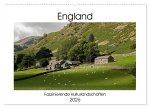 England - Faszinierende Kulturlandschaften (Wandkalender 2026 DIN A2 quer), CALVENDO Monatskalender