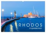 RHODOS Impressionen (Wandkalender 2026 DIN A2 quer), CALVENDO Monatskalender