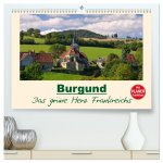 Burgund - Das grüne Herz Frankreichs (hochwertiger Premium Wandkalender 2026 DIN A2 quer), Kunstdruck in Hochglanz