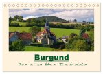 Burgund - Das grüne Herz Frankreichs (Tischkalender 2026 DIN A5 quer), CALVENDO Monatskalender