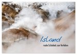 Island - rauhe Schönheit zum Verlieben (Tischkalender 2026 DIN A5 quer), CALVENDO Monatskalender