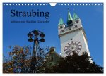 Straubing, liebenswerte Stadt im Gäuboden (Wandkalender 2026 DIN A4 quer), CALVENDO Monatskalender
